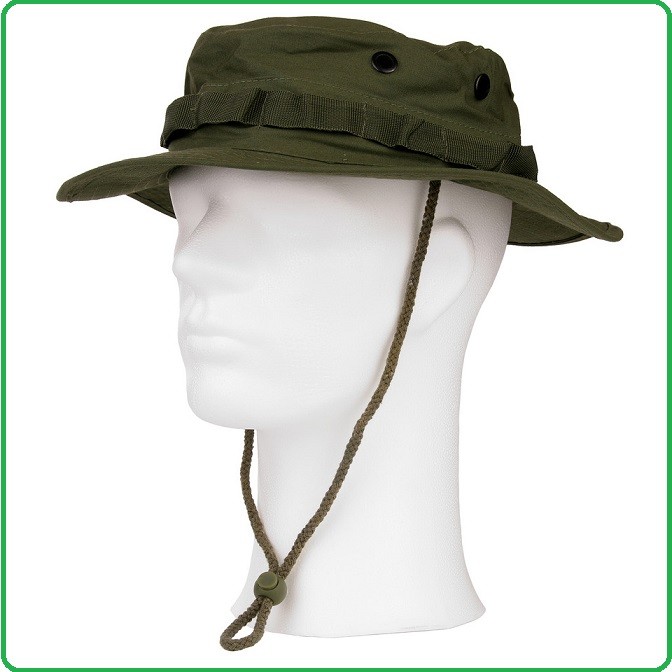Cappello Berretto Mimetico Jungle Verde OD Art.SBB-69