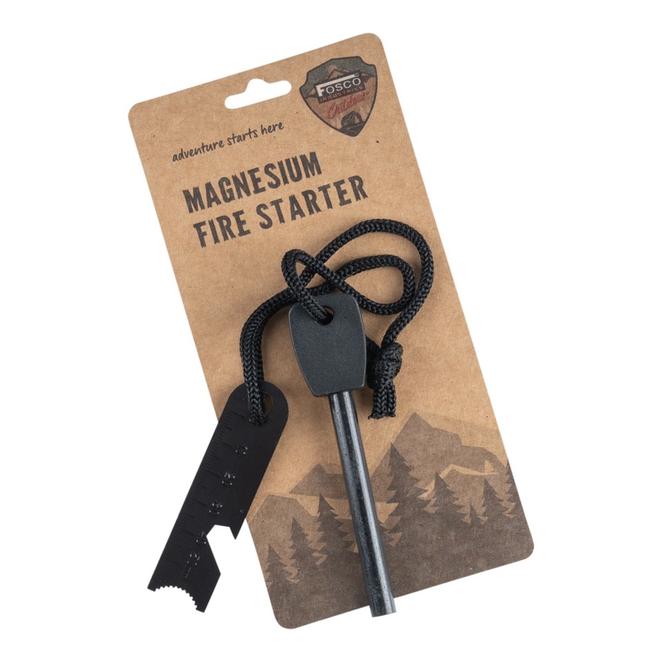 Accendino Magnesio Sopravvivenza - Pietra Focaia Per Campeggio, Outdoor E Emergenze