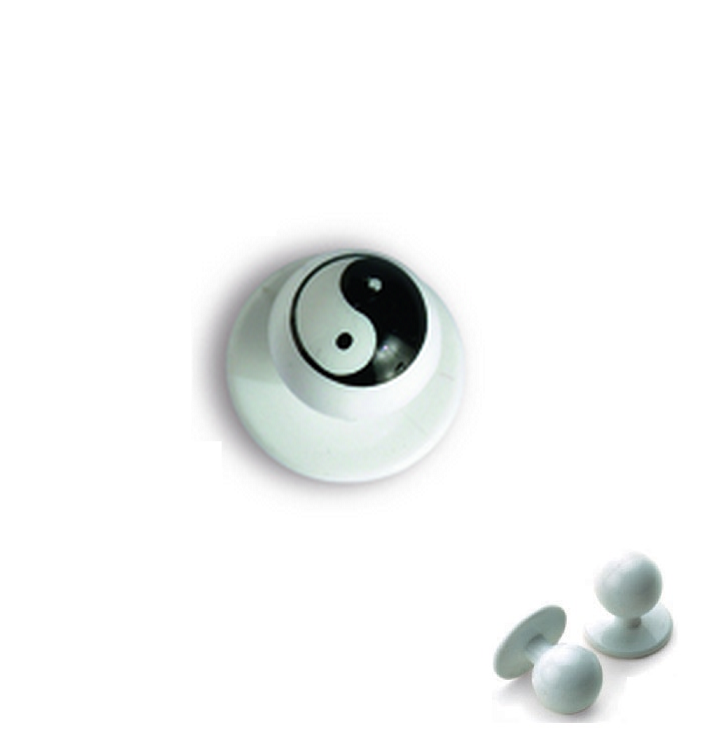 100 Bottoni A Funghetto Per Giacca Chef - Neri, Senza Cucitura, Nylon - Foto 6