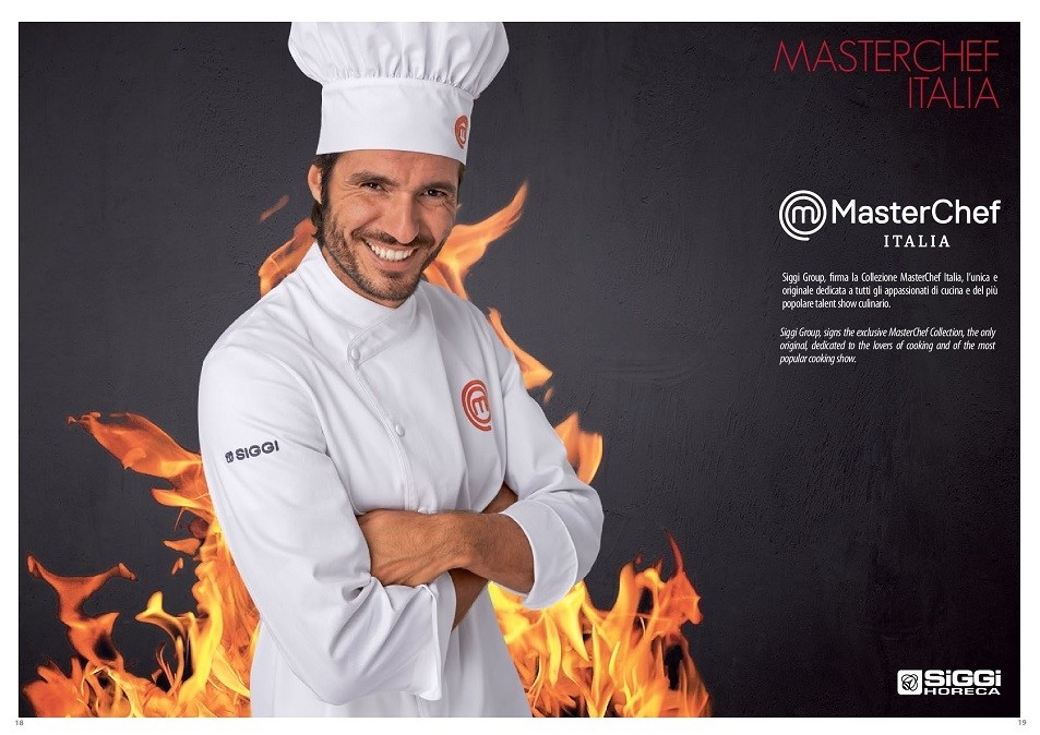 La Giacca Cuoco Chef Master Chef Masterchef Originale Siggi Horeca  Personalizzata con il Tuo Nome Ricamato Art.28GA0197