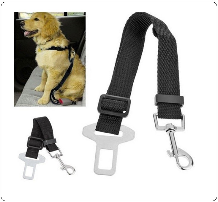 regolabile Pet Dog cablaggi cintura di sicurezza di ritenuta cavo di sicurezza dellautomobile 2 pack Universale cane auto cintura