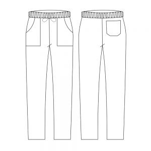 Pantalone Pantaloni Pants Hose Coulisse Cuoco Chef Pizzaiolo Professionale  Ego Chef Italia Color Shark Squali Colorati CHEF PANTS БРЮКИ Art. 3502151A