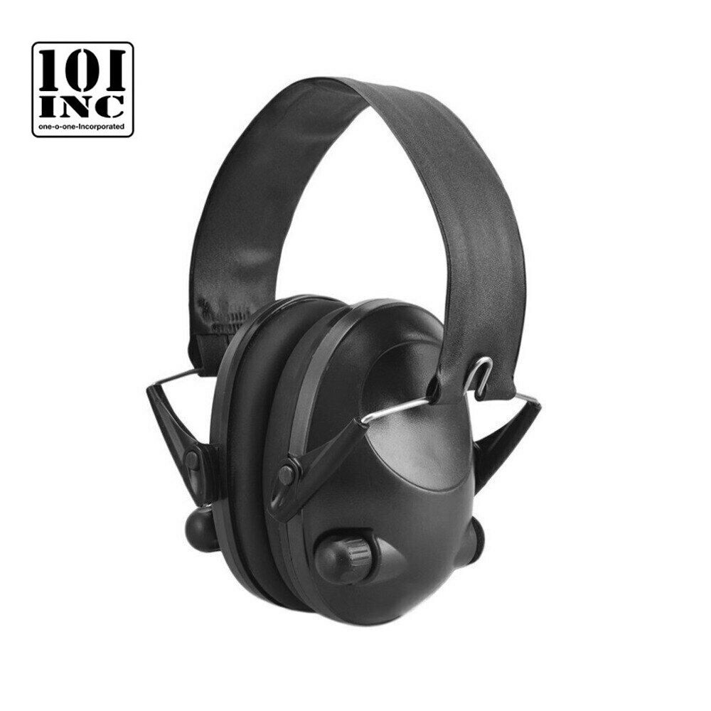 Cuffia Anti Rumore Elettroniche Professionale Electronic Ear Covers  Paraorecchie Protezione Acustica Pieghevole INC101 Nera Art. 469340  Caratteristiche: * Riduzione del rumore per proteggere l'udito durante le  riprese, la decorazione del terreno, ec
