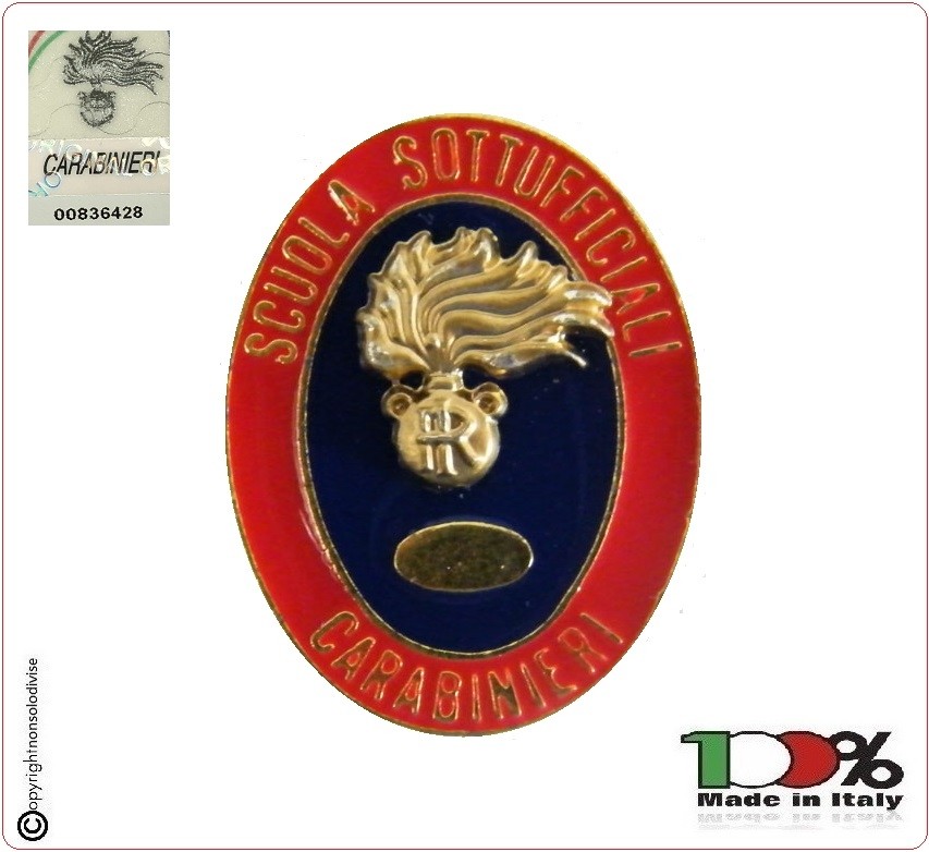 Distintivo Spilla Scuola Sottufficiali Carabinieri Prodotto