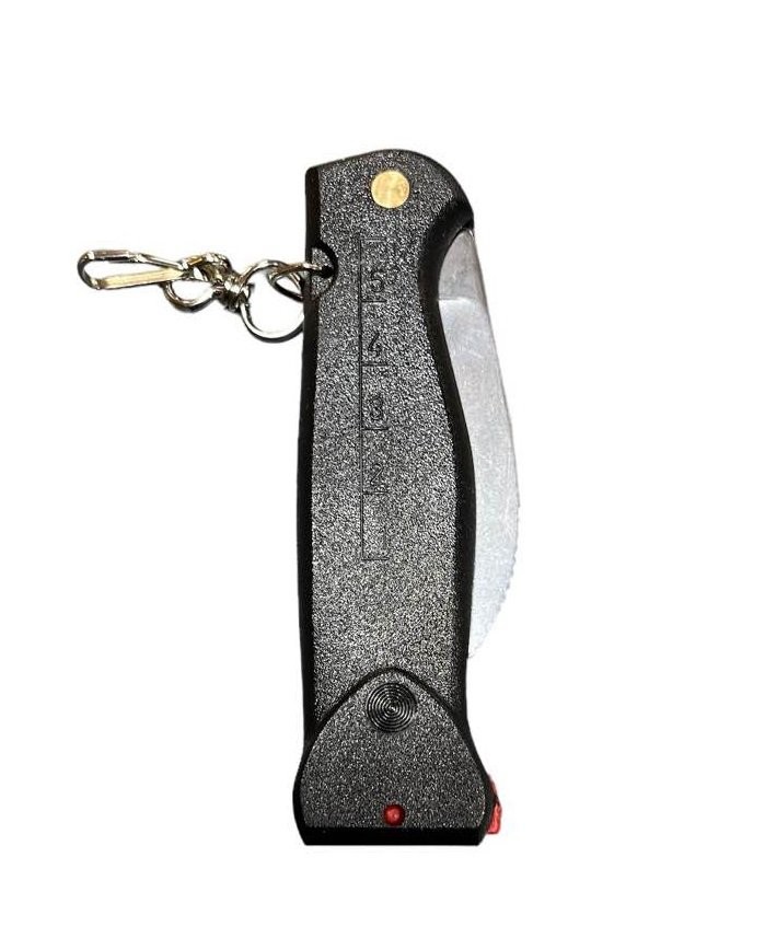 Coltello Per Funghi Con Spazzola In Setole Di Cinghiale E Lama In Acciaio Inox | Pieghevole Con Righello Sul Manico | Attrezzatura Da Raccolta