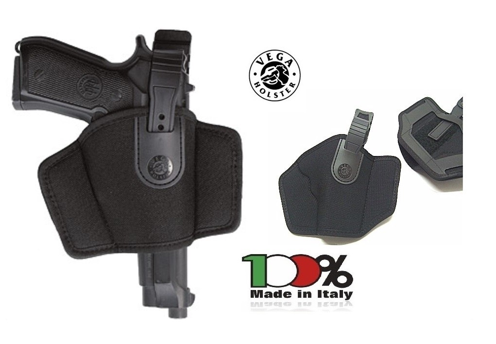 Fondina Beretta canna corta - Cognac - Franco Cuoio - Borse per Harley, Triumph