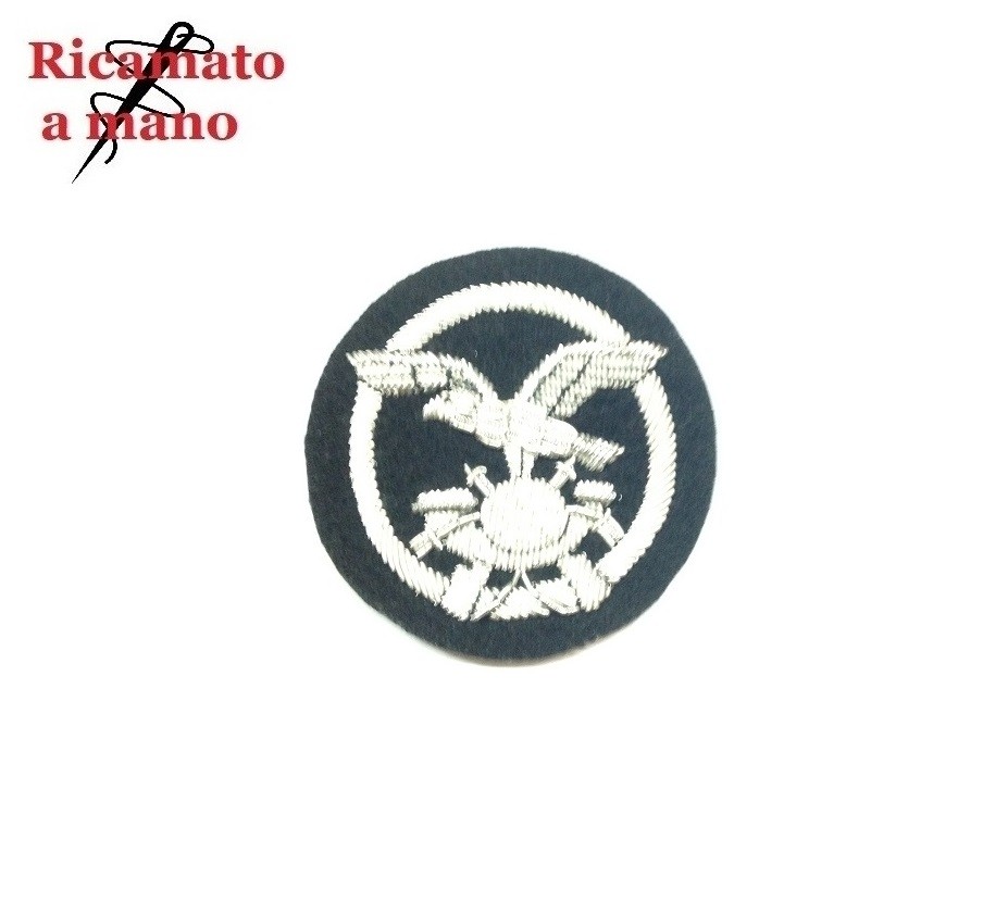 Fregio Stemma Basco Canuttiglia Ricamato a Mano Novità Esercito Italiano  Alpini Art.NSD-CAN-3