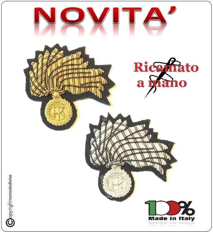 Basco Spagnolo Nero con Fregio Carabinieri CC Ricamato a Mano Riforma Nuovi  Gradi FAV Italia Art.CC-BASCO-NEW Baschi modello spagnolo pura lana vergine  100% disponibili nelle misure dalla 54 alla 60 -Prodotto 100%