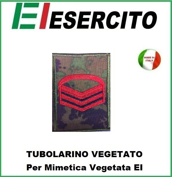 gradi tubolarini vegetati esercito italiano 1 caporal maggiore capo art tub 1cmc prodotto italiano misure cm 6 00 x 5 00 possono variare sono gradi nuovo modello esercito italiano in uso sia sulla mimeica vegetata che