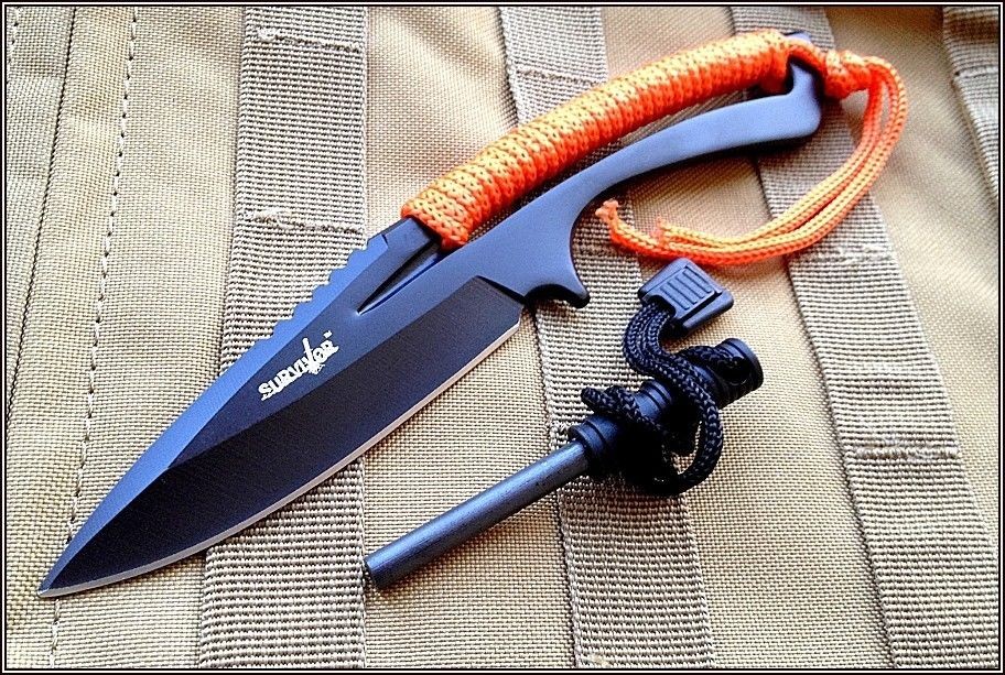 AITOR Jungle King II White coltello outdoor lama fissa - Coltelleria