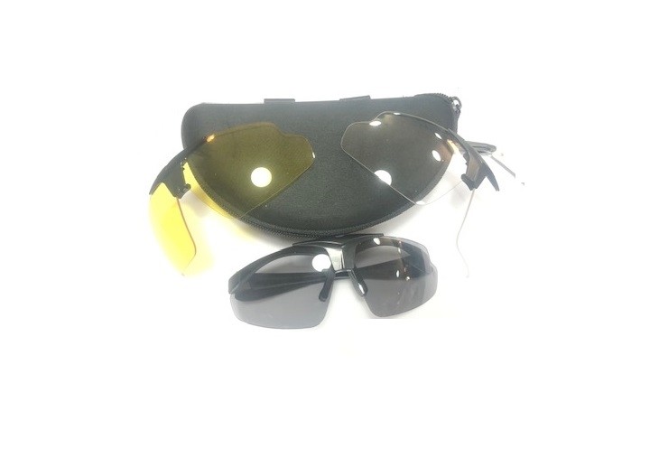 Occhiali Softair Con 3 Lenti Di Ricambio - Protezione UV, Antiappannamento, Per Paintball, Ciclismo, Caccia - Foto 11