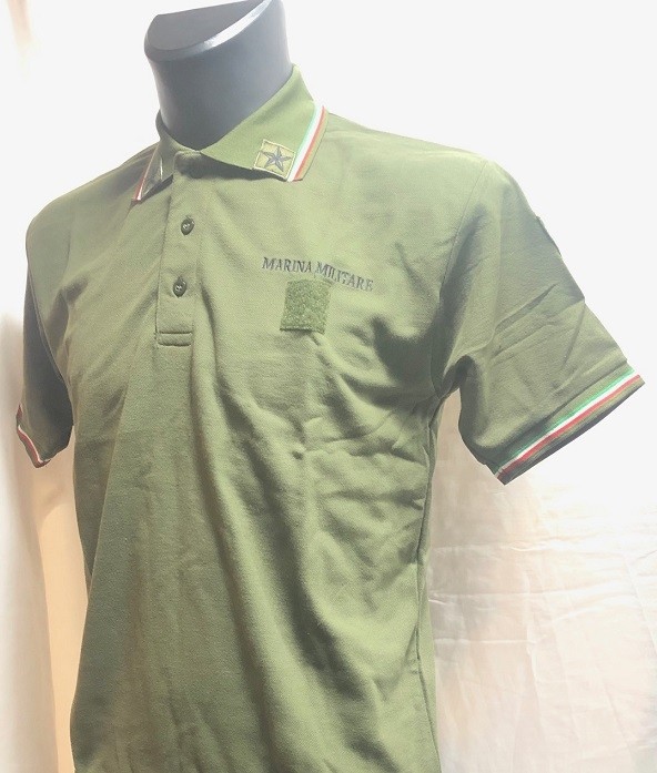 Polo Marina Militare con Stellette Completamente Ricamata VENDITA RISERVATA  ULTIMI PEZZI OFFERTA Art. NSD-MM