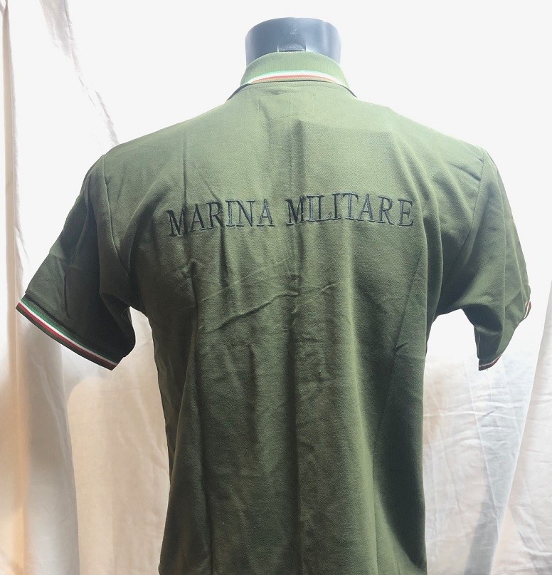 Polo Marina Militare con Stellette Completamente Ricamata VENDITA RISERVATA  ULTIMI PEZZI OFFERTA Art. NSD-MM