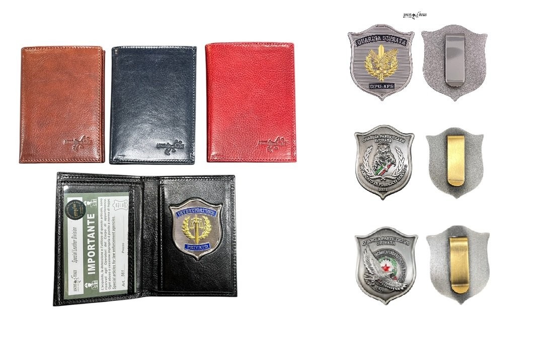 Porta Badge In Vera Pelle - BARBARISI PELLETTERIA - Foto 9