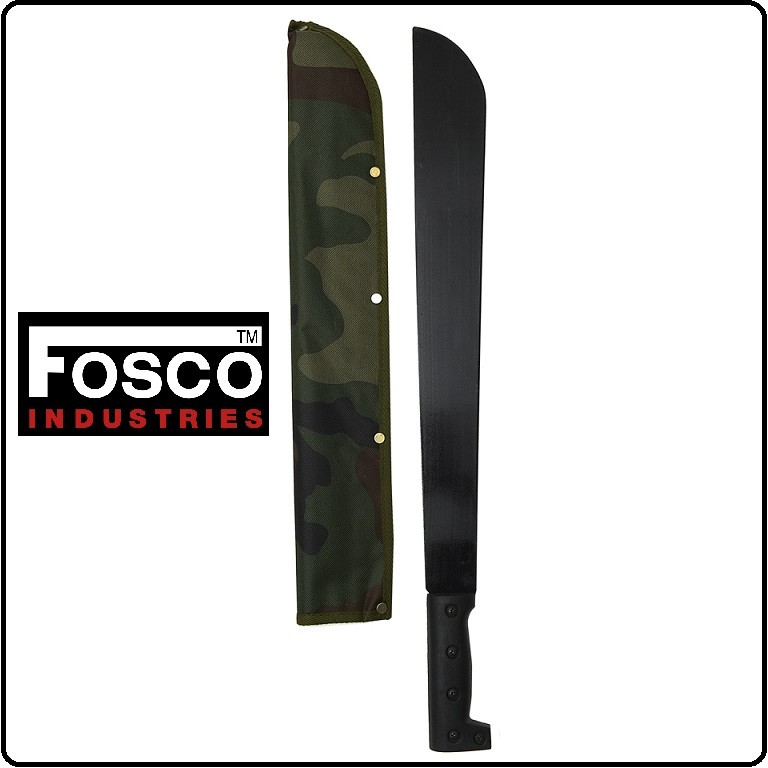 Machete in Metallo con Fodero Woodland o Verde FOSCO Art.456330