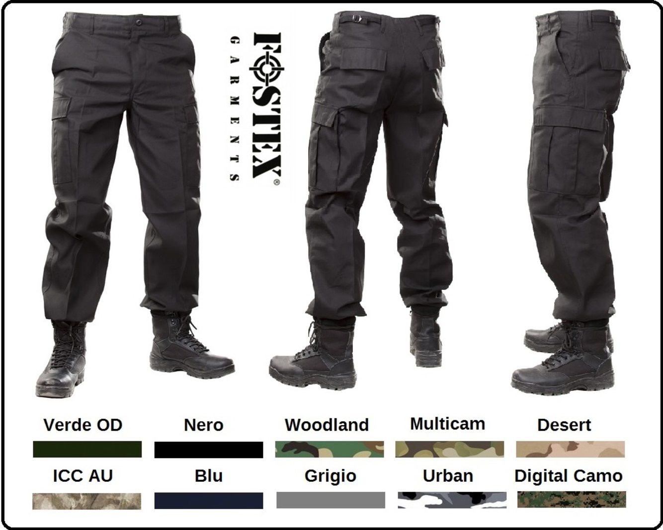 WestAce Pantaloni Cargo Uomo In Cotone Elasticizzato – Multitasche, Resistenti, Facili Da Pulire, Per Lavoro Ed Escursionismo, Taglie 32-44