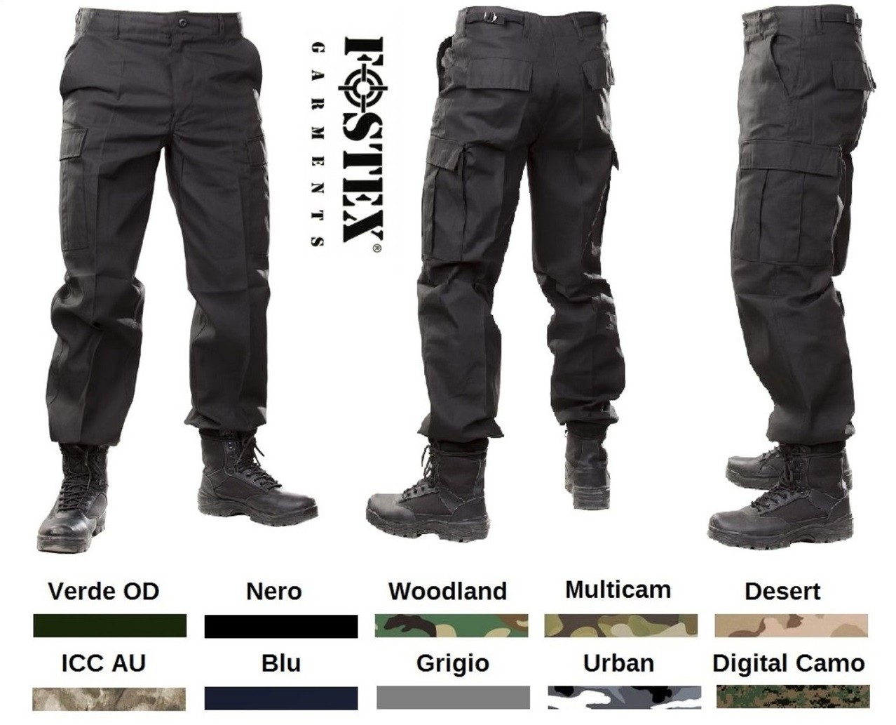 US Army Pantaloni BDU Cargo Pant Pantaloni Lavoro outdoorhose lunga blu S fino a XXXL 