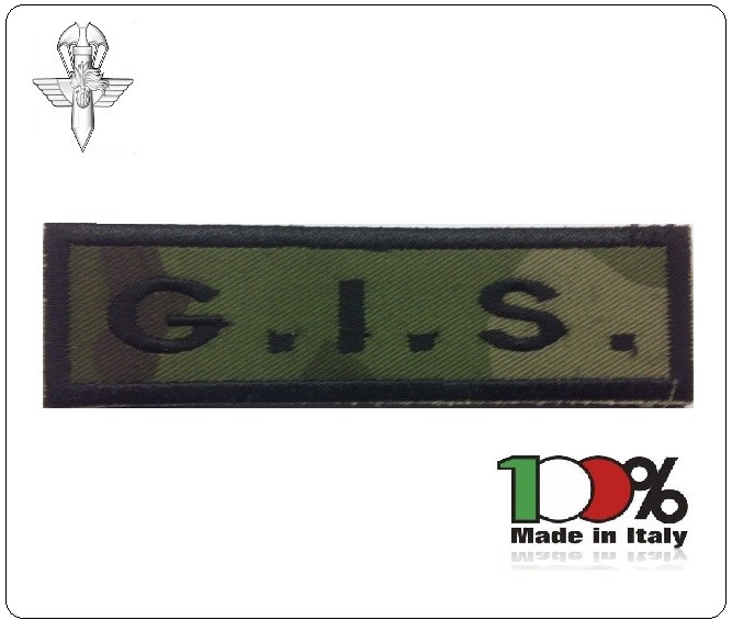 MORTHOME GIS Italy Gruppo Intervento Speciale Carabinieri Militare Toppa Tessuto Ricamato Distintivo Toppa Toppa Adesivi Tattici per Vestiti con Gancio & Loop 
