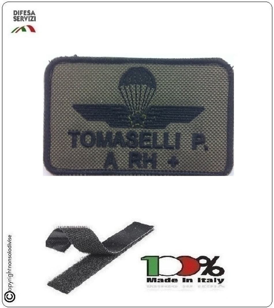 patch velcro personalizzate