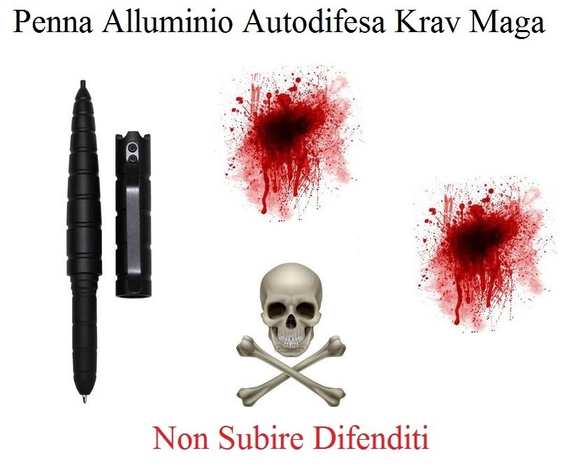Penna Autodifesa Krav Maga Aerti Marziali Libera Vendita Art.37543