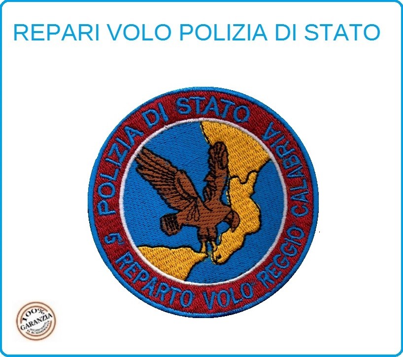 NUOVO PATCH TOPPA RICAMATA POLIZIA DI STATO ISTRUTTORE TECNICHE