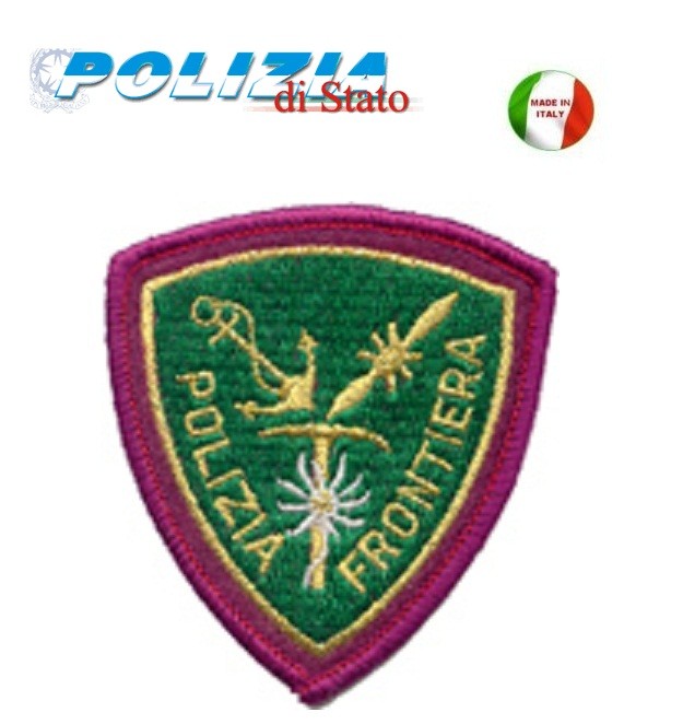 Toppa In PVC Emblema Polizia Nazionale SWAT Raid - 80 Mm - Per Cosplay E Airsoft - Verde - 3