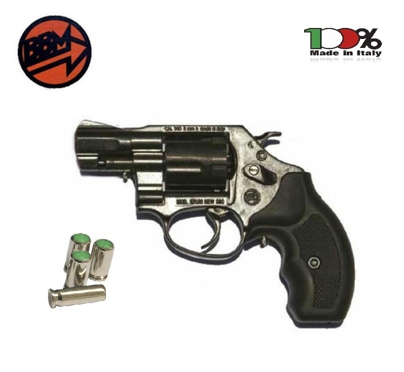 Pistola a salve Bruni mod. Revolver New 380 - 2'' - Calibro 380