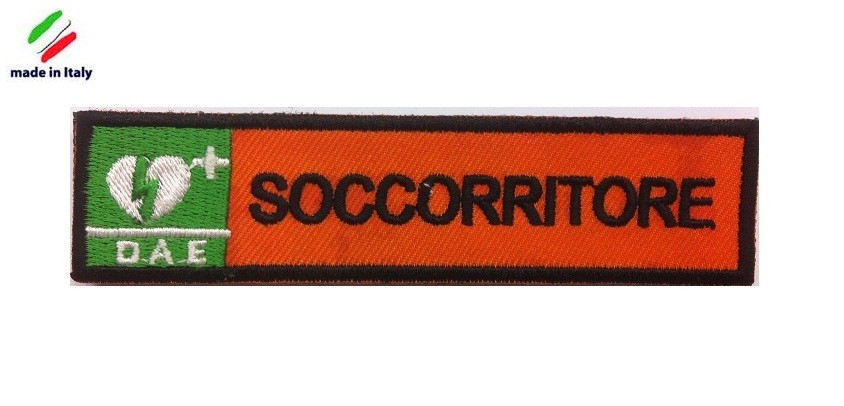 PATCH RICAMATA SOCCORRITORE ABILITATO DAE BLS-D - Foto 11