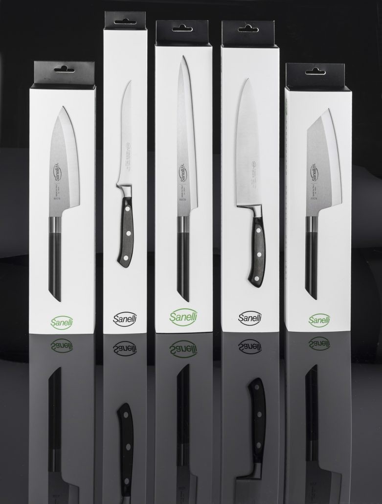 Sanelli Coltello Smile – Lama Curva In Acciaio Inox 16 Cm, Manico Delrin, Made In Italy - 2