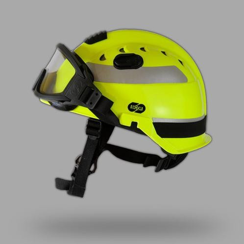 Casco Elmo Protettivo Completo di Occhiali Antifumo Sicor Professionale  Antincendio Boschivo Soccorso Tecnico Protezione Civile EOM Art.R5840X – EOM