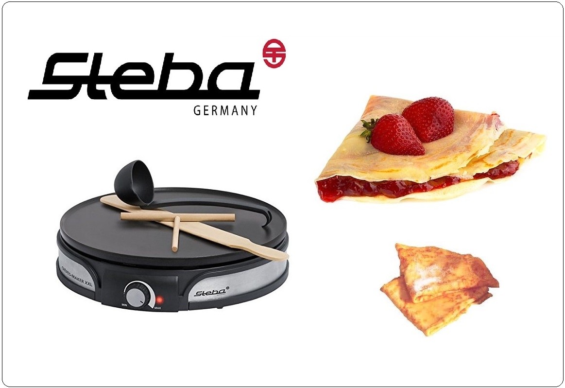 Piastra Elettrica Professionale Crepes Maker XXL CR 35 Steba Art.183500