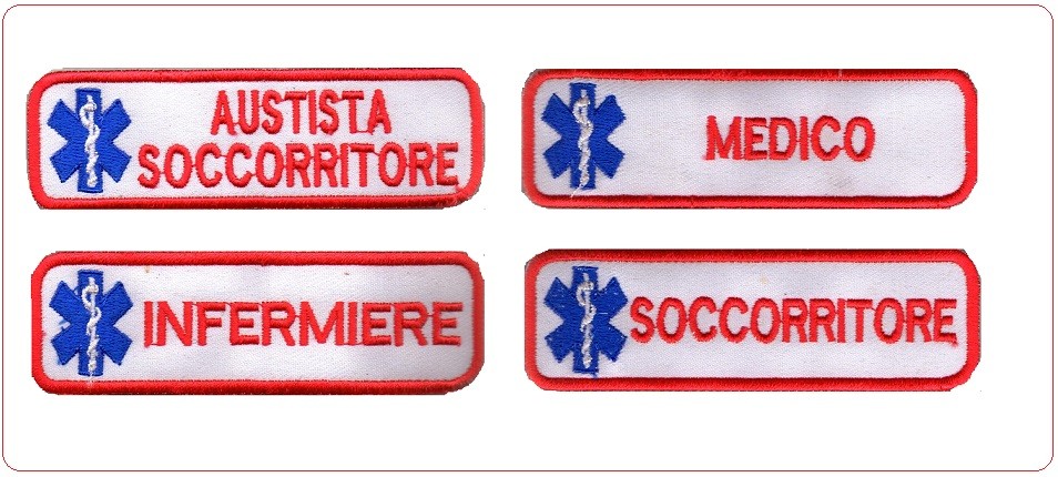 PATCH RICAMATA SOCCORRITORE ABILITATO DAE BLS-D - Foto 6