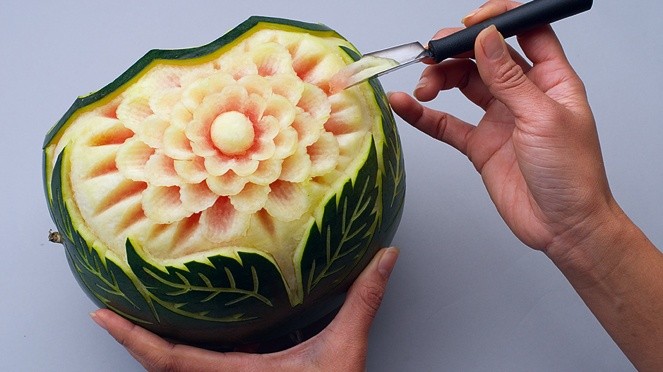 Coltello Per Intagliare La Frutta, Affettatrice Triangolare Per Frutta