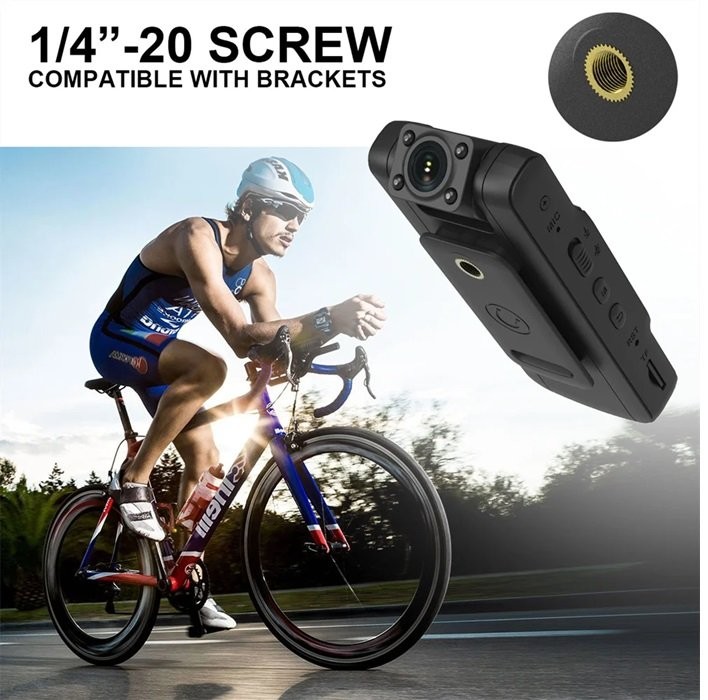 Telecaera Per Il Corpo 1080P Telecaera Per Il Corpo Indossabile Ad