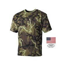 T-shirt Maglia Maglietta Girocollo Militare Manica Corta Camo CZ Art.00103J