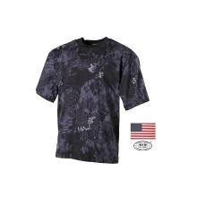 T-shirt Maglia Maglietta Girocollo Militare Manica Corta Serpente Nero  Halbarm Snake Black Art. 00105N