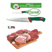 Linea Premana Professional Knife Coltello Scannare cm 18 Sanelli Italia Cuochi Chef Approvato dalla F.I.C. Federazione Italiana Cuochi Art. 106618