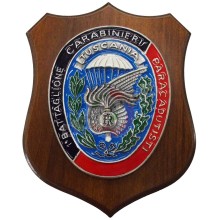 Crest Quadretto 1° Battaglione Carabinieri Paracadutisti Tuscania Ufficiale Giemme  Art. CC99B