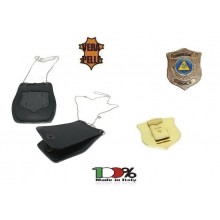 Porta Placca Doppio Uso Collo - Cintura Protezione Civile Volontario Vega Holster 1WB115 Art. 1WB115OFF