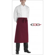 Grembiule Francese Lungo Cuoco Chef Banconiere Barista Ego Chef Italia Bordeaux  Art.6107003C