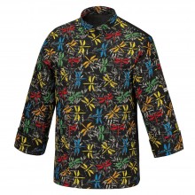 Giacca Cuoco Chef Black Confort Air Personalizzabile con Nome Color Fantasy Fantasia Libellule Ego Chef Italia Art. 2029159A Giacca Cuoco Chef Black Confort Air Personalizzabile con Nome Color Fantasy Fantasia Libellule Ego Chef Italia Art. 2029159A