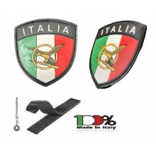 Patch Toppa Scudetto con Velcro PVC 3D  ITALIA + LOGO ATPI Guardia di Finanza New Art. PVC-10