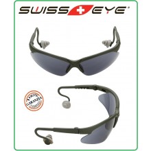 Occhiali da Tiratore con Tappi Antirumore Integrati SwissEye Shooting Glas  VERDE  40253 Art.256104