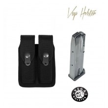 Porta Caricatore Bifilare Doppio in Cordura  Vega Holster Italia Art. 2FP03 Porta Caricatore Bifilare Doppio in Cordura  Vega Holster Italia Art. 2FP03