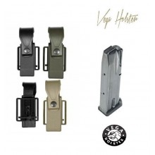 Porta Caricatore Bifilare Universale Vega Holster Italia polizia Carabinieri Vigilanza  Guardie Giurate GPG IPS Art. 8MH00