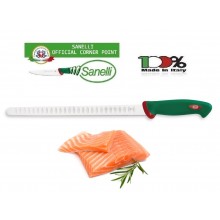 Linea Premana Professional Knife Coltello Salmone Olivato cm 31 Sanelli Italia Cuoco Chef Ristorante  Art. 305631 