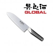 Coltello Forgiato Professionale Cuochi Chef  Santooku cm 18 G46 Global  Art. G-46