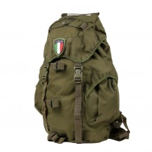 Zaino Militare Colore Verde OD  Italiano 25 Litri Esercito Escursioni Trekking  Art. 351636-OD
