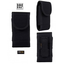 Tasca Telefono Cellulare Nero da Cinturone Cordura 359796 INC101 Polizia Carabiniere Guardie Giurate Art. DP205 