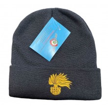 Berretto Papalina Cuffia Watch Cap Zuccotto Ricamo Blu Navy Carabinieri Fiamma Oro OFFERTA Art. CC-OR-OFF